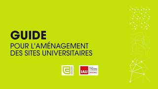 Guide pour l'aménagement des sites universitaires