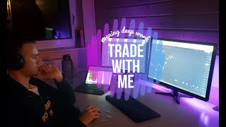 1-Hour trade/backtesting session with me( deep focus music🎵)