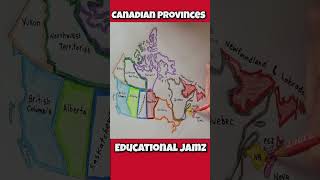 Great Song for Learning Canadian Provinces & Territories #shorts #canada #geography
