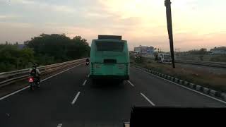 Hot chasing by setc @ 99km/hr #bus #tnstc #ashokleyland #setc #buslover #indianbuses