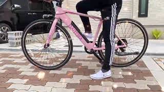 身長154cmの女性が試乗　DAITORA-BIKE