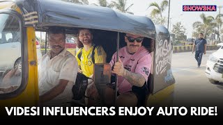 Global Influencers Kristen Hanby \u0026 Jackson O'Doherty Take A Desi Rickshaw Ride In Bandra!