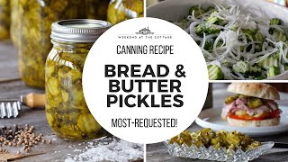 The best BREAD & BUTTER PICKLES!