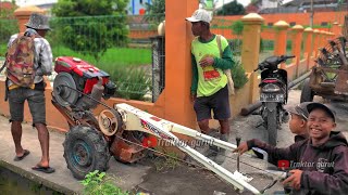 Berangkat Pagi‼️Traktor Sawah Lewat Jalan Sempit Quick G3000 Zeva