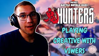 Fortnite Live - 🔴Playing with Viewers(Battle Royale \u0026 Creative)!!!