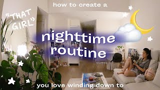 how to create your ideal "that girl" night routine (interactive exercise)