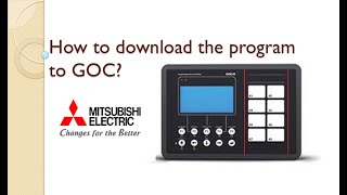 Mitsubishi GOC 35😊| CoDeSys How to download the program to GOC? | Jack Automation | Tutorial✅