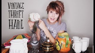 Vintage Thrift Haul | Funky Purses & Mid Century Glass | How Much Can I Make Reselling?