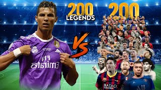 Ronaldo VS 2️⃣0️⃣0️⃣ Legends 💥 ULTRA BOSS Final 💪🔥