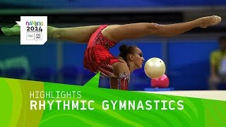 Irina Annekova Wins Women's Rhythmic Gymnastics Gold - Highlights | Nanjing 2014 Youth Olympic Games