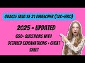 Oracle Java SE 21 Developer (1Z0-830) Exam Questions 2026