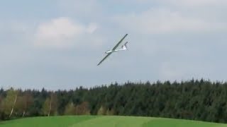 Multiplex LS3 at the Les Sauvages slope in very light conditions