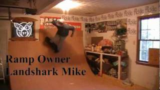 Garage Mini Ramp Halfpipe Skateboard Session in Georgia.