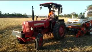 Mahindra 475 Pto power on  Straw Reeper || KSA