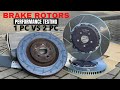 LEXUS RCF Brake Rotor Performance Test Comparison 1 PC BREMBO VS 2 PC RR-RACING/GIRODISC