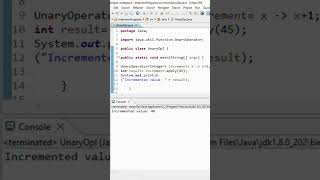 #java Unary Operator Interface