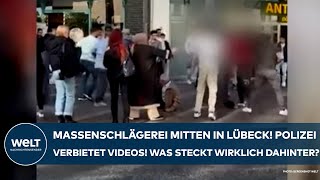 LÜBECK: Massenschlägerei mitten in der Innenstadt! Polizei verbietet Videos! Was dahinter steckt!
