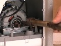 Beko condensor tumble dryer refitting the drive belt to the motor shaft