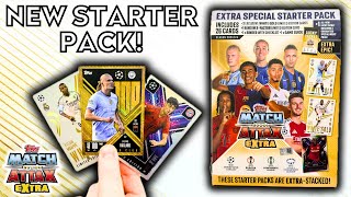 FIRST LOOK \u0026 NEW STARTER PACK OPENING! | TOPPS MATCH ATTAX EXTRA 2024/2025 | HAALAND 100 CLUB CARD!