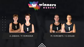 Winners Beach Volleyball. Men. A. Zabuha / P. Horodiuk - M. Horobets / O. Doliuk 05.02.2025