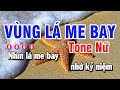 Karaoke Vùng Lá Me Bay | Nhạc Sống Tone Nữ | Huỳnh Lê