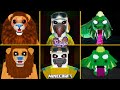 Indigo Park ALL JUMPSCARES vs MINECRAFT