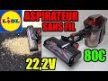 Aspirateur LIDL sans fil polyvalent SILVERCREST 22,2v vacuum cleaner cordless akku-staubsauger