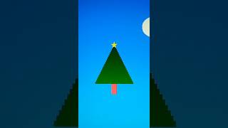 Christmas Tree With Python Turtle.#aim #shorts #christmas
