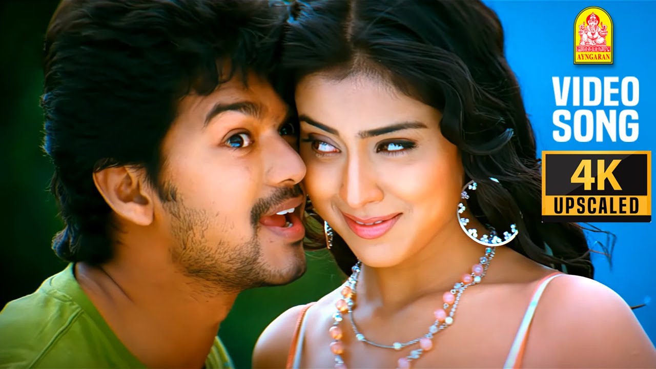 Kelamal Kaiyile 4K Video Song | Azhagiya TamilMagan | Vijay | Shreya ...