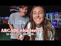 ARCADE CHALLENGE IN OUR OWN ARCADE! So Many Claw Machines!