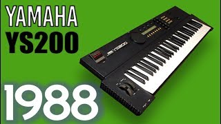 YAMAHA YS200 Digital Synthesizer 1988 | HD DEMO | FM Synthesis