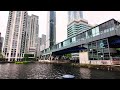 [4K] Canary Wharf | South Quay | London Rain Walk