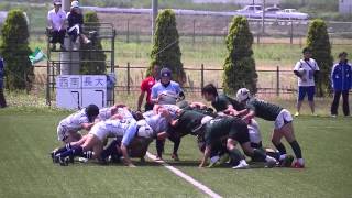 【西南学院大学vs長崎大学】ラグビー練習試合 2015.5.10