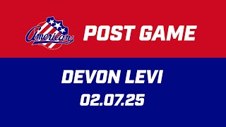 Devon Levi Post Game | 02.07.25