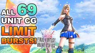 Final Fantasy Brave Exvius - Neo Vision Charlotte! All Unit CG Limit Bursts!