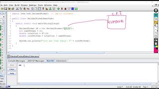 The DecimalFormat Class in Java