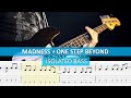 [isolated bass] Madness - One step beyond / bass cover / playalong with TAB