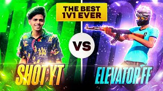 ELEVATOR FF SCRIPT USER ആണോ ??? 😱 1 V 1 MATCH തീ പാറും കളി 🔥Red Numbers Only Gameplay