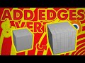 How to add vertices and edges (Blender tutorial)