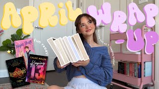 READING WRAP UP 🎀📚🗓️ let’s talk about all the books i read in april!!
