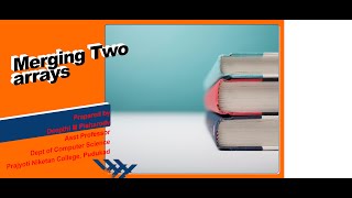 Merging Two arrays | Data Structures \ Array Operations