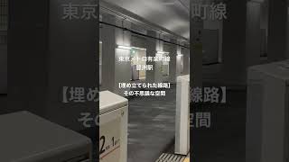 【鉄道】豊洲駅 埋め立てられたホームとその不思議な空間 #shorts