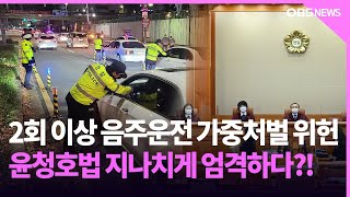 음주운전 2회 이상 가중처벌 ‘윤창호법’ 위헌