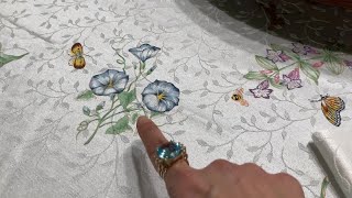 Lenox Butterfly Meadow Round Tablecloth - HONEST Review