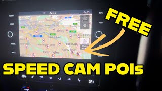 How to get SPEED CAMERA LOCATIONS on your in-car Maps IN 60 SECONDS