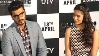 Alia Bhatt, Arjun Kapoor launch 2 States trailer