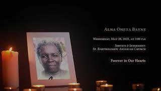 In Loving Memory of Alma Bayne - Obituary