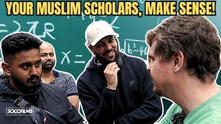 Bob debates a Mathematician on the veil of Allah | Speakers' Corner Debate #socofilms