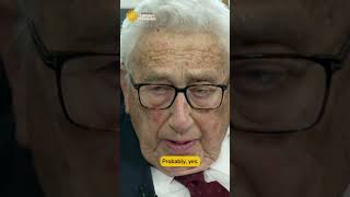 Former Secretary of State Henry Kissinger says Xi and Putin would probably take his call #shorts
