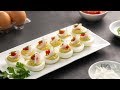 Spicy Avocado Deviled Eggs